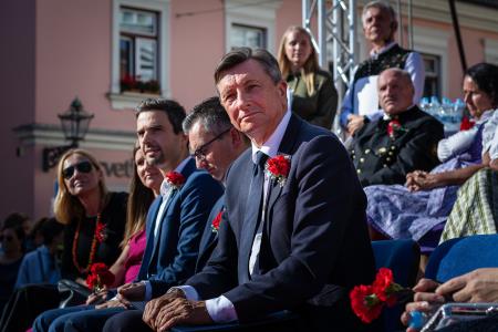 Izjemen obisk zaznamoval 50. Dneve narodnih noš in oblačilne dediščine v Kamniku (Blaž T. Muc)  (161)